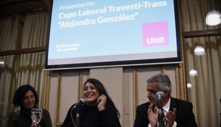 La UNR implementó el Cupo Laboral Trans