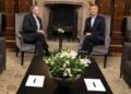 Mauricio Macri recibió a Alberto Fernández en Casa Rosada