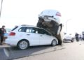 Choque triple en la autopista Rosario-Córdoba