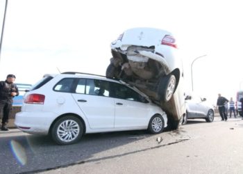 Choque triple en la autopista Rosario-Córdoba