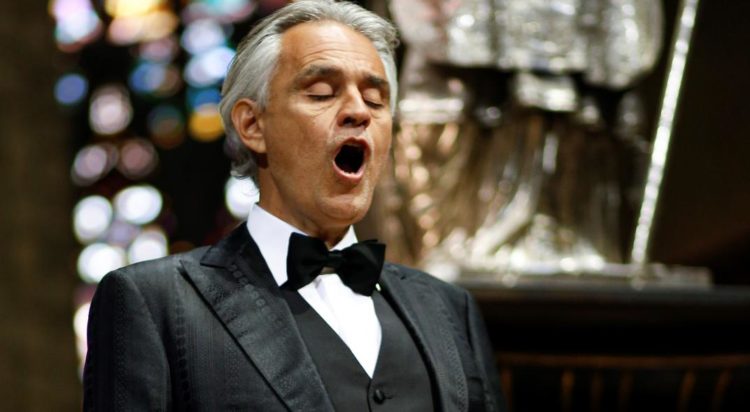 Andrea Bocelli y un canto de esperanza