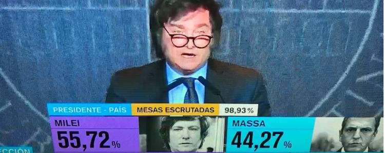 Balotaje 2023: habló el presidente electo, Javier Milei